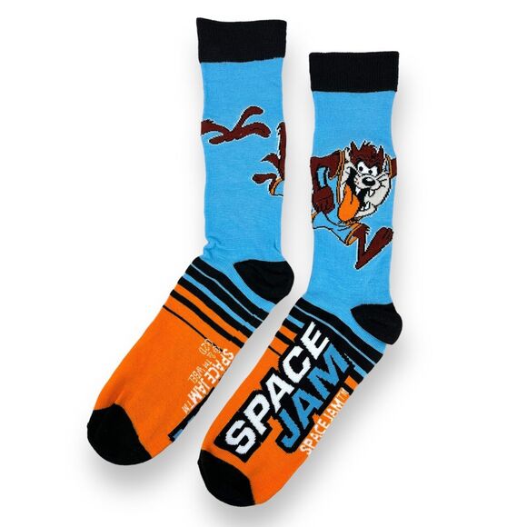 OFFICIAL Space Jam Crew Socks ADULT SHOE SIZE 6-12 Bugs Bunny & Taz Looney Tunes - Picture 13 of 15
